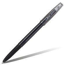 Ручка шариковая Pilot BPS-GG-F, черный стержень, 0,7 мм, черный корпус, резиновая манжетка