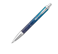 Ручка PARKER IM SE SUBMERGE K316 Sea СТ М, Цвет стержня синий, корпус нержавеющая сталь. Цвет: от лазурного к глубокому синему и серебристый.