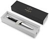 Ручка PARKER Urban Core K314 Muted Black CT М стержень синий, корпус: лак/латунь/хром, поворотный механизм, в подарочной упаковке