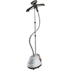 Парогенератор-отпариватель напольный "DELTA DL-2015S" мощность 2200Вт, объем 1,5л, Время работы: до 60 мин, Выход пара: до 32гр/мин, цвет белый/серый