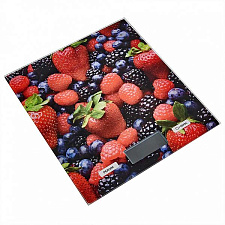 Весы кухонные DELTA KCE-27, электронные, до 5 кг, LCD дисплей, стекло, платформа 