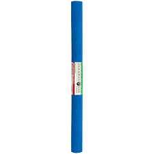 Цветная бумага крепированная "Синяя" в рулоне 50*250 см