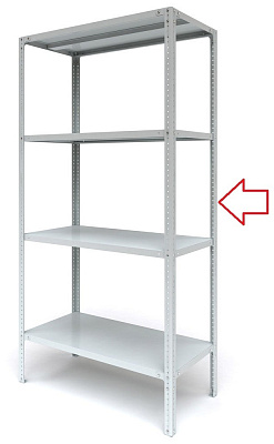 Стойка стеллажа метал. Н-3000 мм. MS Hard, поставляется в комплекте с подпятниками, нагрузка до 1000 кг.    ЗАКАЗНАЯ ПОЗИЦИЯ 