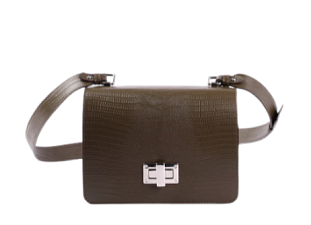 Сумка женская из натуральной кожи Mattioli 001-20C15, размер 23x17,5x12 см, цвет оливковый