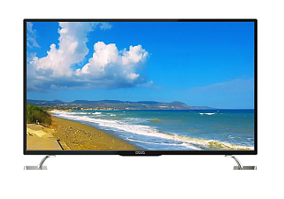 Телевизор LED Polar P43L21T2SCSM (108 см), черный корпус, 2160p Wi-Fi, 60 Гц, Android (AOSP), HDMI х 3, USB х 2, VGA (D-Sub), цвет черный