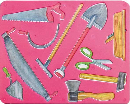 Трафарет пластиковый  Луч "Инструменты" 