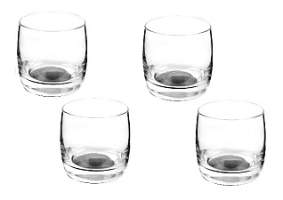 Набор стаканов "Французский ресторанчик", 4шт 310мл, низкие, материал ударопрочное стекло, цвет прозрачный