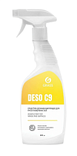 Антисептик универсальный для рук и поверхностей "DESO C9" 600мл (спирт 70%) с курковым распылителем (тригером)