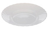 Тарелка суповая Luminarc "Trianon" (Трианон), диаметр 22 см, ударопрочное закаленное стекло, рельефная, цвет белый