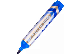 Маркер для доски Deli EU008-BL Mate круглый пишущий наконечник,  ширина линии 2-5 мм. цвет синий