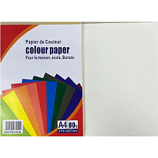 Бумага COLOR Paper формат А-4, плотность 80 г/м2, 100 листов, пастель, цвет слоновая кость CPP-02 