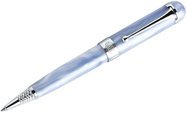 Ручка AURORA Alpha Небо Флоренции, корпус - голубая смола с перламутром, хромирование