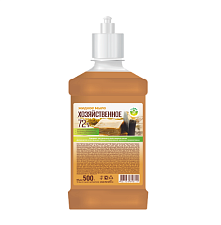 Мыло хозяйственное жидкое  72% 500 мл"Флора", флакон с дозатором пуш-пул