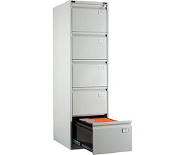 Картотека AFC-05 (КР-5). Размер (ВхШхГ): 1634x470x646 мм. Формат документов A4, Foolscap (FS). 5 ящиков. Тип замка: ключевой. Вес 59 кг.  ЗАКАЗНАЯ ПОЗИЦИЯ 