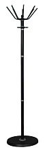 Вешалка напольная "Класс-ТН" 16 крючков, цвет черный. Высота 1840 мм. Диаметр основания 395 мм.