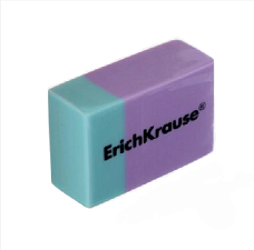 Ластик Erich Krausе Nano Soft прямоугольный, эко ПВХ, размер 33 х22 х13 мм, цвет ассорти