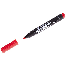 Маркер перманентный скошенный красный CENTROPEN, толщина письма 1-4,6мм,