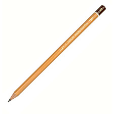 Карандаш чернографитный "KOH-I-NOOR" 1500 3В заточеный, шестигранный