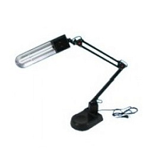 Светильник Camelion KD-017А цвет черный, 11Вт, материал металл/пластик, люминесцентная лампа, способ крепления - подставка и струбцина