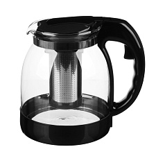 Чайник заварочный VETTA Ория, объём 1800 мл, термостойкое стекло, фильтр из нержавеющей стали, эргономичная ручка 