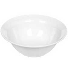 Тарелка Добрушский фарфоровый завод Идиллия, фарфор, диаметр 17,5 см, объем 550 мл, белье