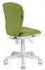 Кресло детское KD-W10/26-32 обивка- зеленая ткань. Пластиковая крестовина. Пружинно-винтовой механизм. Нагрузка до 100 кг.