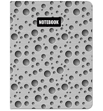 Тетрадь 80 листов А5 в клетку на кольца "Перфорация"со сменным блоком (2шт. по 80 лис.), обложка пластик