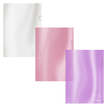 Папка-уголок "ErichKrause Glossy Candy" пластиковая, А5+(184х226мм) плотность 180 мкр, цвет ассорти полупрозрачный зеркальный