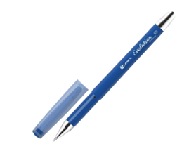 Ручка шариковая Lamark Evolution, масляный синий стержень, 0,7 мм, синий корпус, покрытие Soft touch
