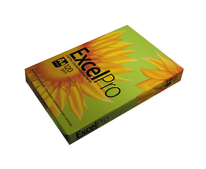 Бумага Excelpro Sun Flower А-4, плотность 120 г/м2, белизна 167%,яркость 98,5 % ISO, 250 листов каландрированная , матовая ,без покрытия  бумага