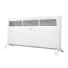 Обогреватель конвекционный  Ballu Solo Turbo BEC/SMT, мощность 2500Вт, до 30 кв.м, настенное крепление и напольная установка на ножках, механическое управление, цвет белый 