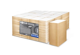 Полотенца бумажные Z-типа 1 слойные 250 листов в упаковке, размер  24х21,5 Focus Smart Towel, плотность 21 гр./м2, 12 шт/упак
