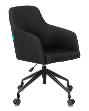 Кресло CH-380/BLACK  Обивка: Черная ткань. Металлическая крестовина. Механизм Пиастра. Нагрузка до 100 кг. 
