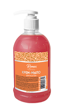 Мыло-крем жидкое 500 мл "Romax" ассорти, флакон  с дозатором 