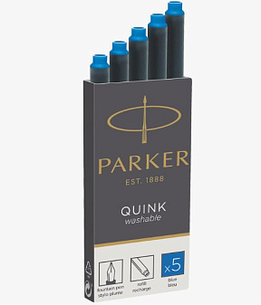 Чернила PARKER в патронах синий 5 шт/уп.