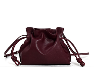 Сумка женская из натуральной кожи MATTIOLI 046-22C4, размер 23x17,5x7 см, цвет бордовый