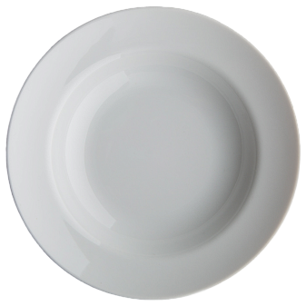 Тарелка Добрушский фарфоровый завод Идиллия, Фарфор, диаметр 20 см, белье