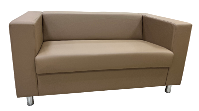 Диван Аполло 2-местный экокожа серо-бежевый P2 Euroline 923 (1 категория). Размер (ШхГхВ): 1460х850х700 мм.