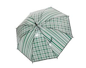 Зонт полуавтомат трость, материал ПВХ, 8 спиц, радиус = 51/60см, d = 102 см, микс