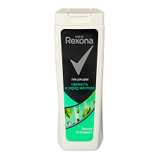 Гель для душа Men Rexona Заряд ментола, 200мл