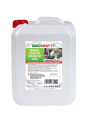 Средство моющее для пола "БиоМарт" 5 л, для машинной мойки полов в технических зонах  (щелочной, низкопенный обезжиривающий концентрат), канистра
