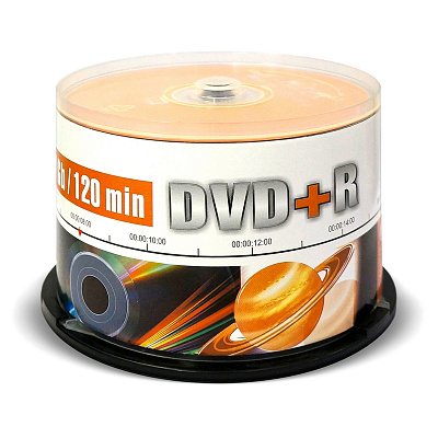 Диск DVD+R  50шт/уп Cace 4.7ГБ,16x, Mirex