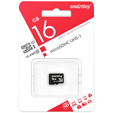 Флеш-носитель SmartBuy MicroSDHC 16Gb 