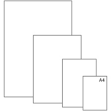 Ватман чертежный А-4 (210мм х 297мм), плотность 200 г/м2