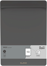 Планшет А4 с верхним зажимом  "Deli Nusign NS501BLACK", формат А4,  пенополипропилен, 0,7мм, до 70 листов, цвет черный