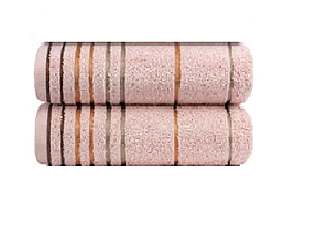 Полотенце махровое "Фарватер D-272" 50х90 см, плотность 500 гр/м2, 100% хлопок, цвет бежевый