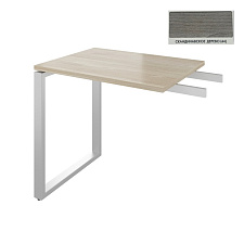 Атлон Скандинавское дерево Брифинг-приставка на металлокаркасе АТЛ10. Размер (ШхГхВ): 800х600х750 мм. (ДР55_1(800)+ДГ32) ЗАКАЗНАЯ ПОЗИЦИЯ 