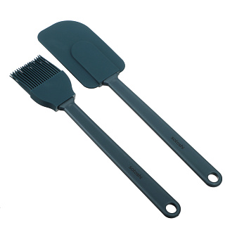 Набор поварской силиконовый (кисточка + лопатка) SATOSHI Ривьера