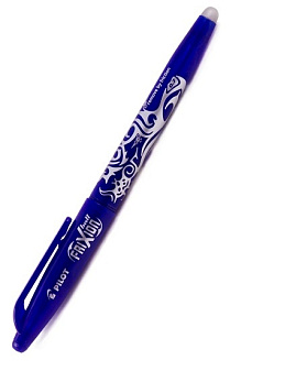 Ручка стираемая гелевая Pilot BL-FR-7 Frixion "Пиши-Стирай", синий стержень, 0,7 мм, цвет корпуса синий