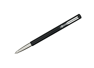 Роллер PARKER Vector Black цвет синий, корпус: пластик/лаковое покрытие, стержень черный, в подарочной упаковке